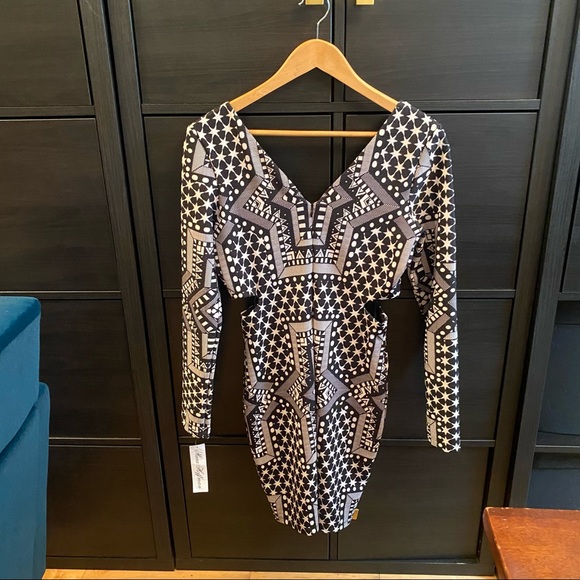 NWT MARA HOFFMAN  Cut Out Dress in Star Jacquard - Picture 10 of 11